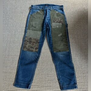 Polo Ralph Lauren patch jeans painter style